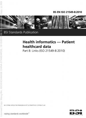 Health informatics - Patient healthcard data - Links
