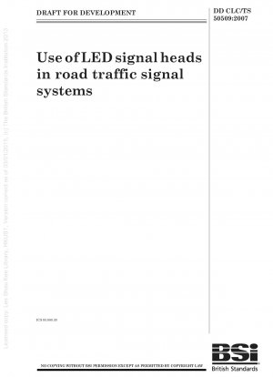 Use of LED signal heads in road traffic signal systems
