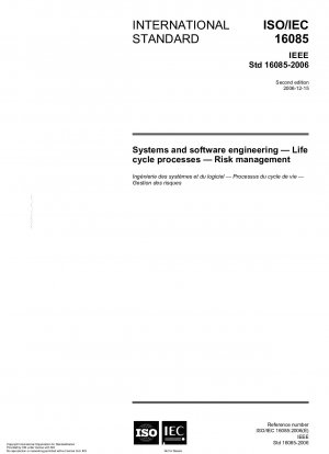 Systems and software engineering - Life cycle processes - Risk management