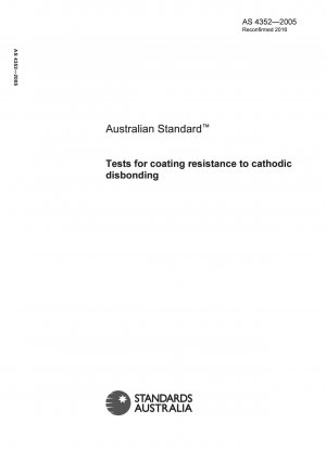 Tests for coating resistance to cathodic disbonding