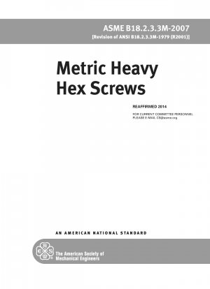 Metric Heavy Hex Screws