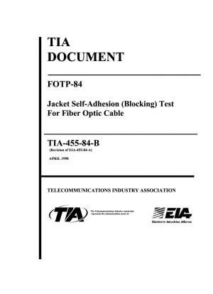 FOTP-84 Jacket Self-Adhesion (Blocking) Test for Optical Fiber Cable