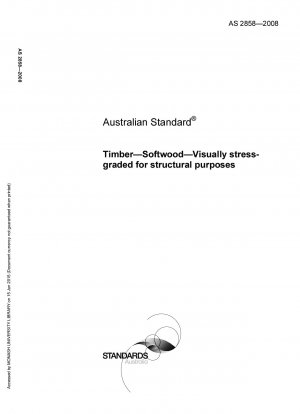 Timber - Softwood - Visually stress-graded for structural purposes
