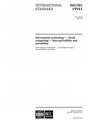 Information technology - Cloud computing - Interoperability and portability