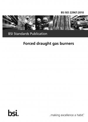 Forced draught gas burners