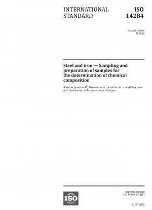 Steel and iron — Sampling and preparation of samples for the determination of chemical composition