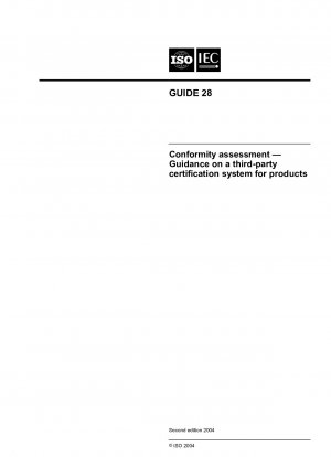 Conformity assessment - Guidance on a third-party certification system for products