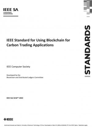 IEEE Standard for Using Blockchain for Carbon Trading Applications