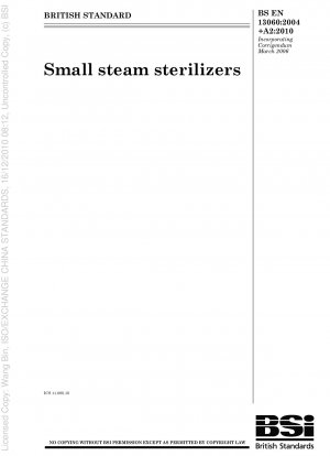Small steam sterilizers