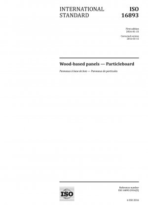 Wood-based panels - Particleboard