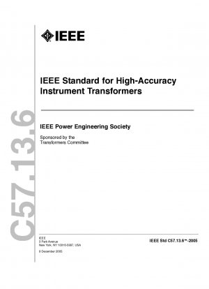 IEEE Standard for High Accuracy Instrument Transformers