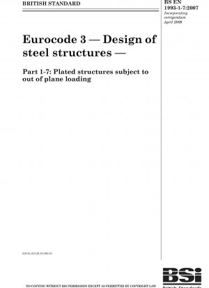 Eurocode 3. Design of steel structures - Plated structures subject to out of plane loading