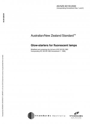 Glow-starters for fluorescent lamps