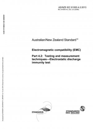 Electromagnetic Compatibility (EMC) Test and Measurement Technology Electrostatic Discharge Immunity Testing