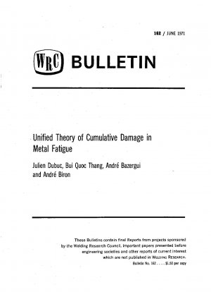 Unified Theory of Cumulative Damage in Metal Fatigue