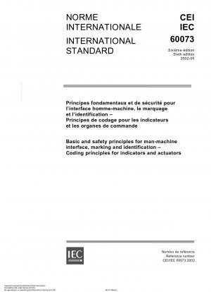 Basic and safety principles for man-machine interface, marking and identification - Coding principles for indicators and actuators
