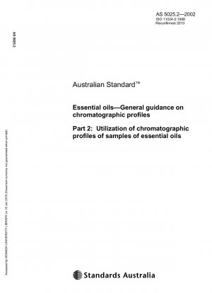 General Guidelines for Essential Oil Chromatograms Utilization of Essential Oil Sample Chromatograms