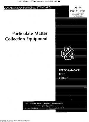 Particulate matter collection equipment
