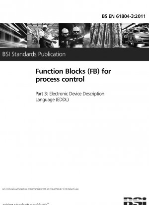 Function blocks (FB) for process control. Electronic device description language (EDDL)