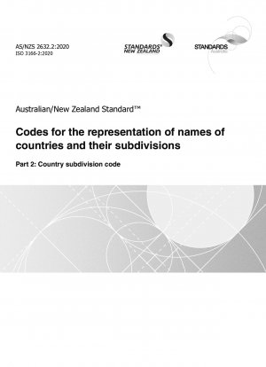 Codes for the representation of names of countries and their subdivisions, Part 2: Country subdivision code