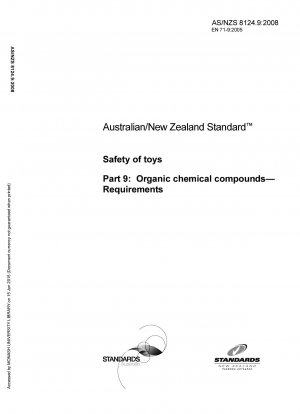 Safety of toys - Organic chemical compounds - Requirements