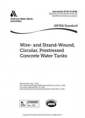 Wire- and Strand-Wound, Circular, Prestressed Concrete Water Tanks