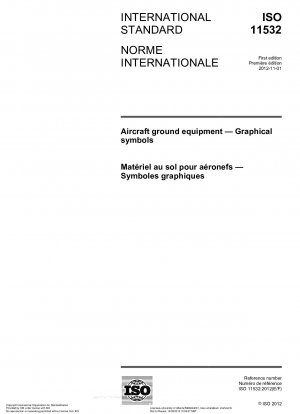 Aircraft ground equipment - Graphical symbols