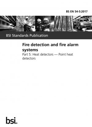 Fire detection and fire alarm systems. Heat detectors. Point heat detectors