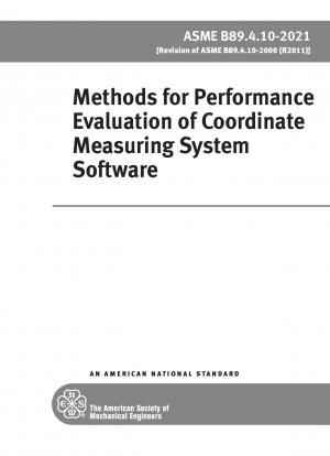 Methods for Performance Evaluation of Coordinate Measuring Systems Software Erratum September 2003