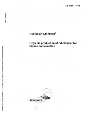 Hygienic production of rabbit meat for human consumption