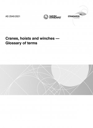 Cranes, hoists and winches — Glossary of terms
