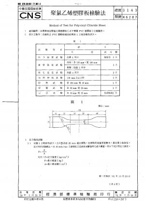 Method of Test for Polyvinyl Chloride Sheet