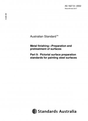 Metal finishing - Preparation and pretreatment of surfaces - Pictorial surface preparation standards for painting steel surfaces