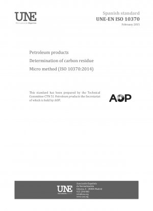 Petroleum products - Determination of carbon residue - Micro method (ISO 10370:2014)