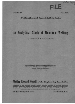 An Analytical Study of Aluminum Welding