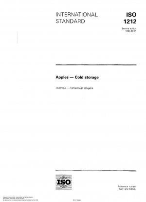 Apples - Cold storage