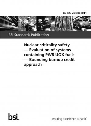Nuclear criticality safety. Evaluation of systems containing PWR UOX fuels. Bounding burnup credit approach