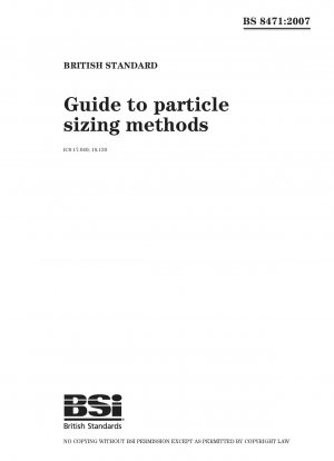 Guide to particle sizing methods