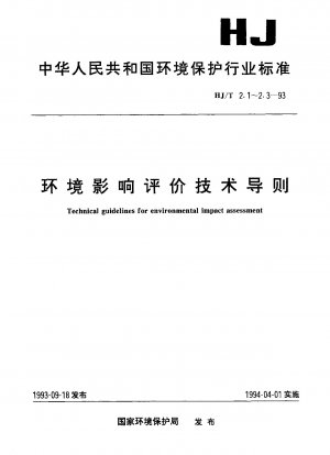 Technica; guidelines for environmentel impact assessment.Atmospheric environment