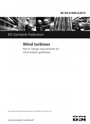 Wind turbines. Design requirements for wind turbine gea