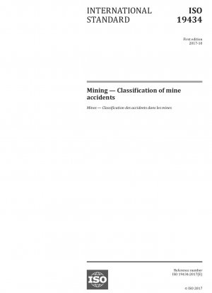 Mining - Classification of mine accidents