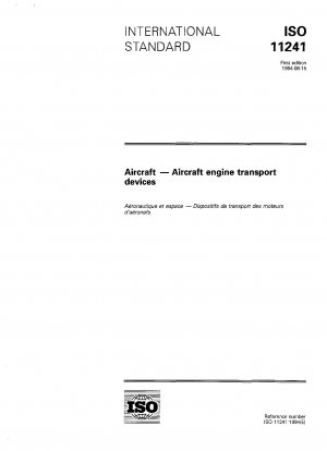Aircraft - Aircraft engine transport devices