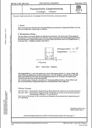 Pneumatic Length Measurement (Air Gauging); Principles, Methods