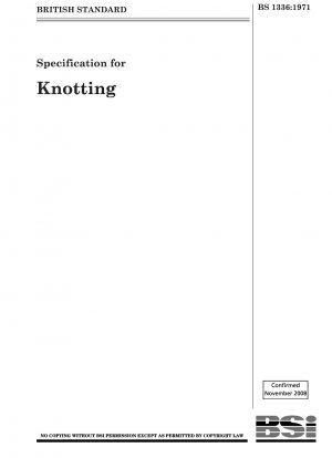 Specification for Knotting