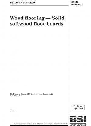 Wood flooring - Solid softwood floor boards