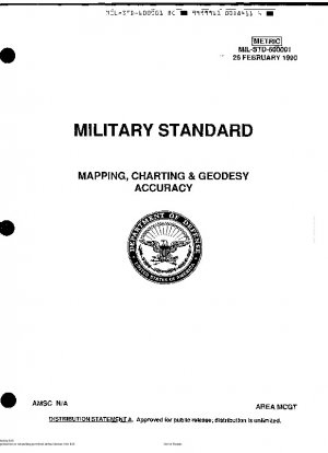 MAPPING, CHARTING, AND GEODESY ACCURACY