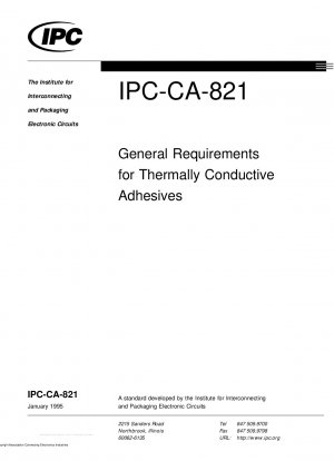 General Requirements for Thermally Conductive Adhesives