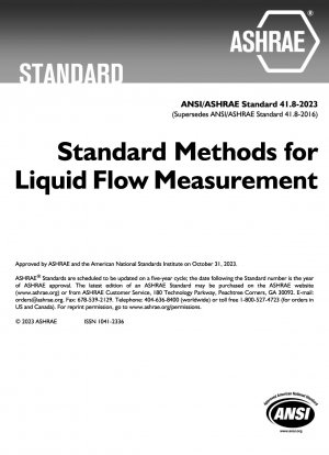 Standard Methods for Liquid Flow Measurement