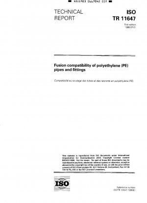 Fusion compatibility of polyethylene (PE) pipes and fittings