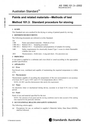 Standard Procedure for Drying Test Methods for Paints and Related Materials